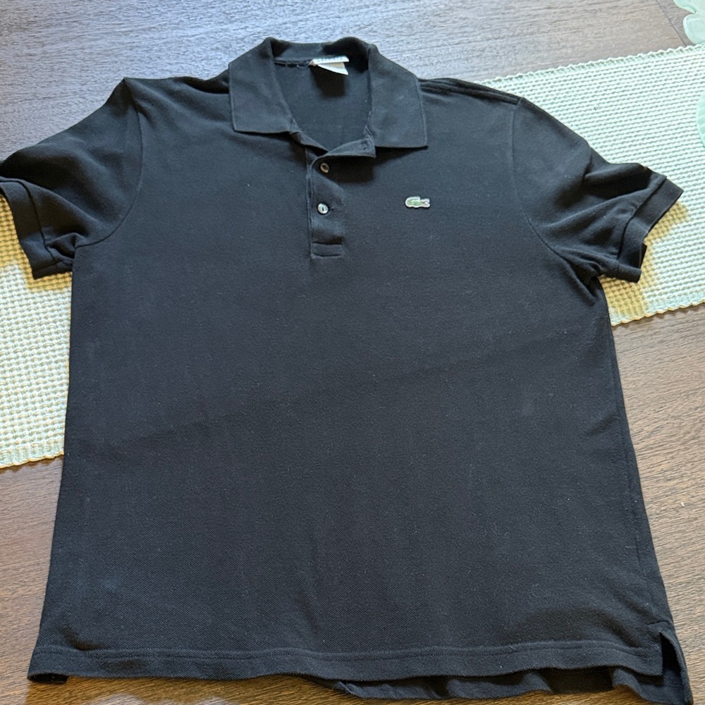 Lacoste Men's Polo Shirt in Black